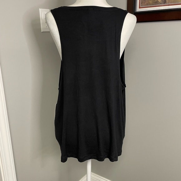 NWT Athleta Well Rested Rib Sleep Tank Black NWT - Picture 5 of 6
